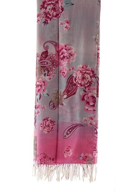 wool  luxurious scarf,rosa